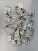 Fifty Assorted Hearing Aids, Brand and Model Varies. Untested and Pre-owned.