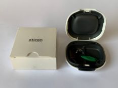 Oticon OPN Play 1 BTE PP (REF: 213023) Brown. As new (1 Hearing Aid included)