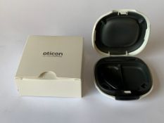 Oticon Xceed 1 BTE UP (REF: 214252) Black. As new (1 Hearing Aid included)
