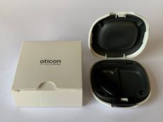 Oticon Xceed 1 BTE UP (REF: 214252) Black. As new (1 Hearing Aid included)