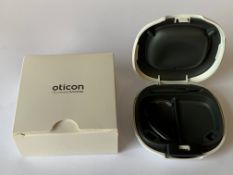 Oticon Xceed 1 BTE UP (REF: 214252) Black. As new (1 Hearing Aid included)