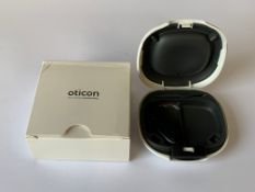 Oticon Xceed 1 BTE UP (REF: 214252) Black. As new (1 Hearing Aid included)