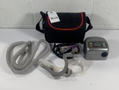Pre-owned Apex XT Fit CPAP Machine with Carry Bag and Power Supply.