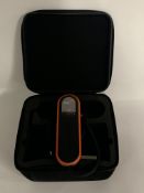 A Suji V2 BFR Pump with Case and USB Cable for Blood Flow Restriction Training (REF: V2MDR-01). As N