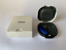 Oticon Xceed Play 1 BTE UP (REF: 214281) Blue. As new (1 Hearing Aid included)