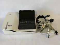 A GE Healthcare MAC 2000 12 Channel Resting ECG Electrocardiograph Machine (Comes with Some Accessor