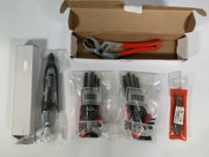 Five Falcon Tool Related Items To Include Allen Key Sets, Wire Twisting Pliers, Feeler Gauge and Mor