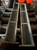 9 x 6ft Hang Over Feed Troughs - (Norfolk)