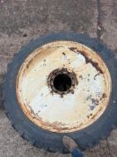 Pair 300/95 R52 Wheels and Tyres, 10 Stud Centres - (Cambridgeshire)