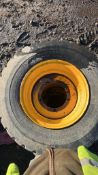 4No. 15.5 R25 Industrial Wheels/Tyres - (Cambridgeshire)