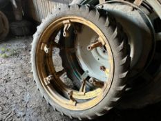 2No. Row Crop Wheels and Tyres – 6.00-36 - (Cambridgeshire)