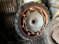 2No. Row Crop Wheels and Tyres – 8.3-44 - (Cambridgeshire)