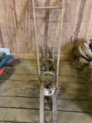 Vintage pedestrian hoe