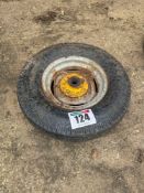 Single Deli-Tire 4.50-10 wheel and tyre