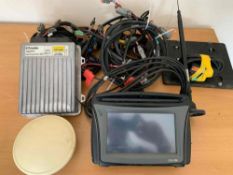 Trimble CFX750 set up with dome, screen and control unit unlocked to RTK application control