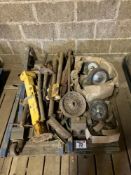 Quantity implement jacks and stands