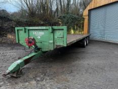 2014 Clough 27Ft Flat Straw Trailer - (Yorkshire)