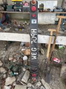 Vintage trailer light board