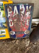 Park Drive enamel wall sign
