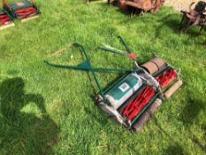 2No vintage pedestrian push mowers
