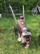 Gravely petrol rotorvator. NB: Caps in office