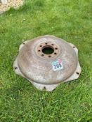 Pair Ferguson wheel pans