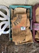 Quantity hessian sacks