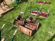 2No ATCO cylinder mowers