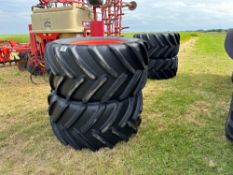 Set Michelin 710/55R30 flotation wheels and tyres to suit SAM Vision sprayer