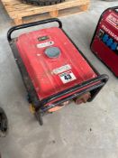DJ2000CL petrol generator, 2kVA. NO VAT