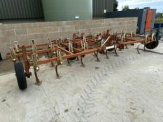 Reco-Wilrich 18ft manual folding cultivator, linkage mounted