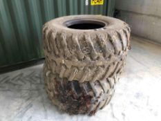 2No  48-25.00-20 tyres