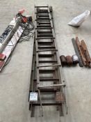 Ladder for grain silo