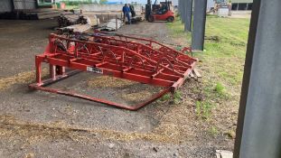 Browns Flat 8 bale grab on Claas Scorpion brackets