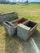 2 No water troughs