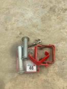 Metal brackets and pins