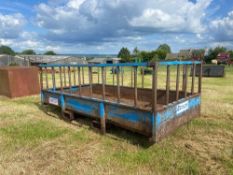 Watson square feeder on skids