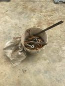 Metal plates and gate furniture