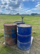 3 No oil barrels