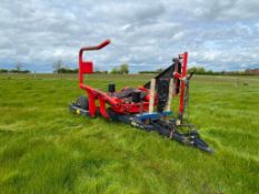 2011 Vicon BW2400 round bale wrapper. Serial No: KB161609. Control box and joystick in office.  Manu