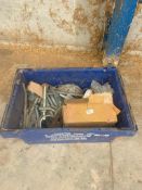 Box of gate furniture and fencing equipment