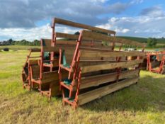 9 No sheep barrier feeders with pins