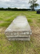 3.84 x 1m x 140mm Concrete Panels x3