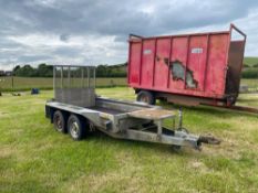 Ifor Williams 4ft x 8ft twin axle plant trailer NO VAT