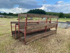 3 No sheep barrier feeders with pins