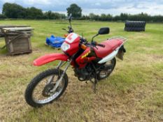 2006 Honda XR 125, Road Legal, Miles: 12,823 MOT: March 2025. Reg: YK06 ZRN