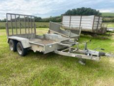 Indespension plant trailer, twin axle