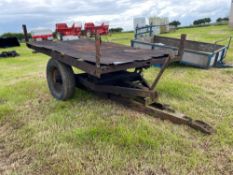 Single axle 3 way tipping trailer