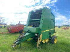 John Deere 550 round baler. Serial No: CCO550 x 214586. NB. NO CONTROL BOX