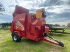 2019 Teagle Tomahawk dual chop 8555 bale shredder
